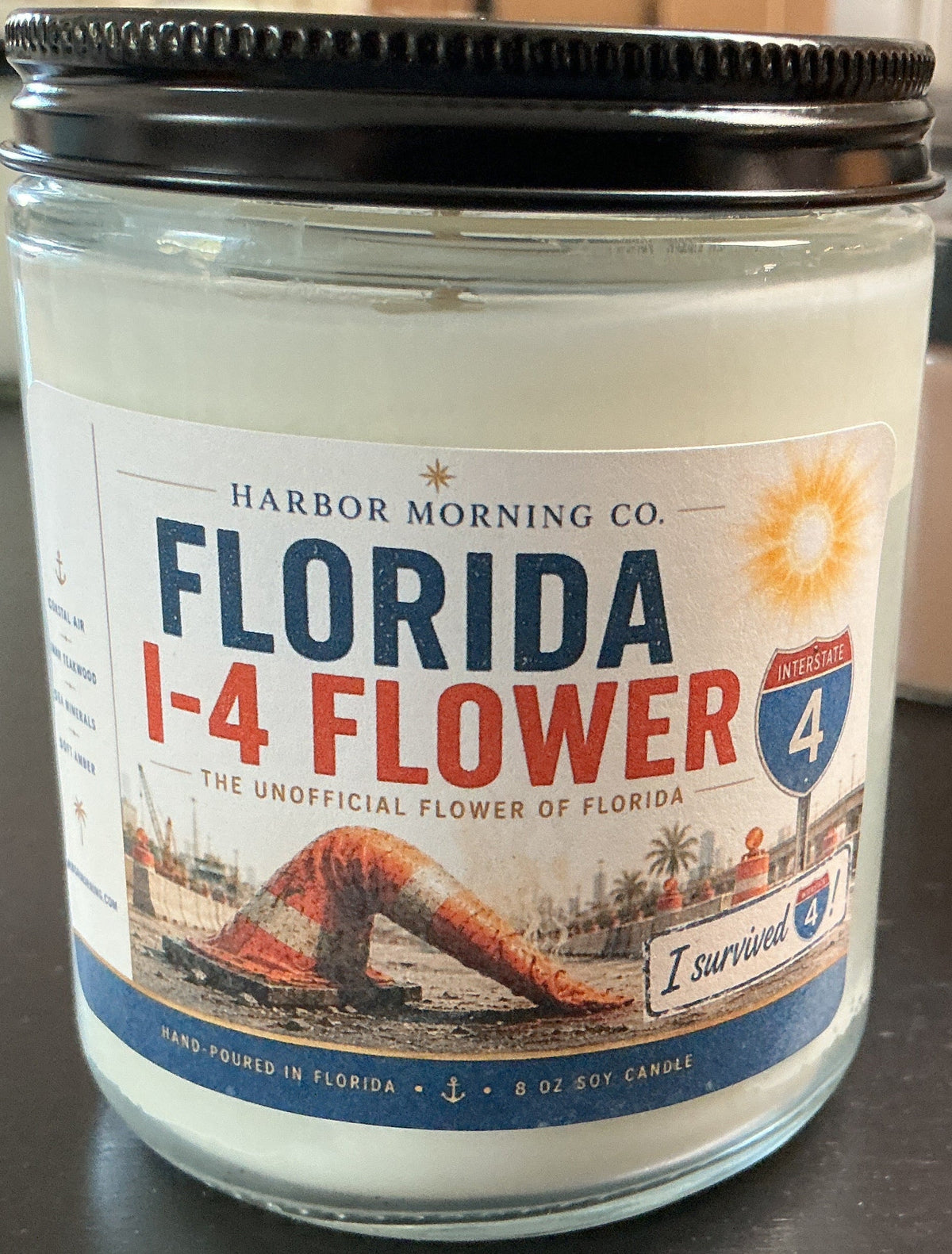 Florida I-4 Flower | 8 oz Soy Candle