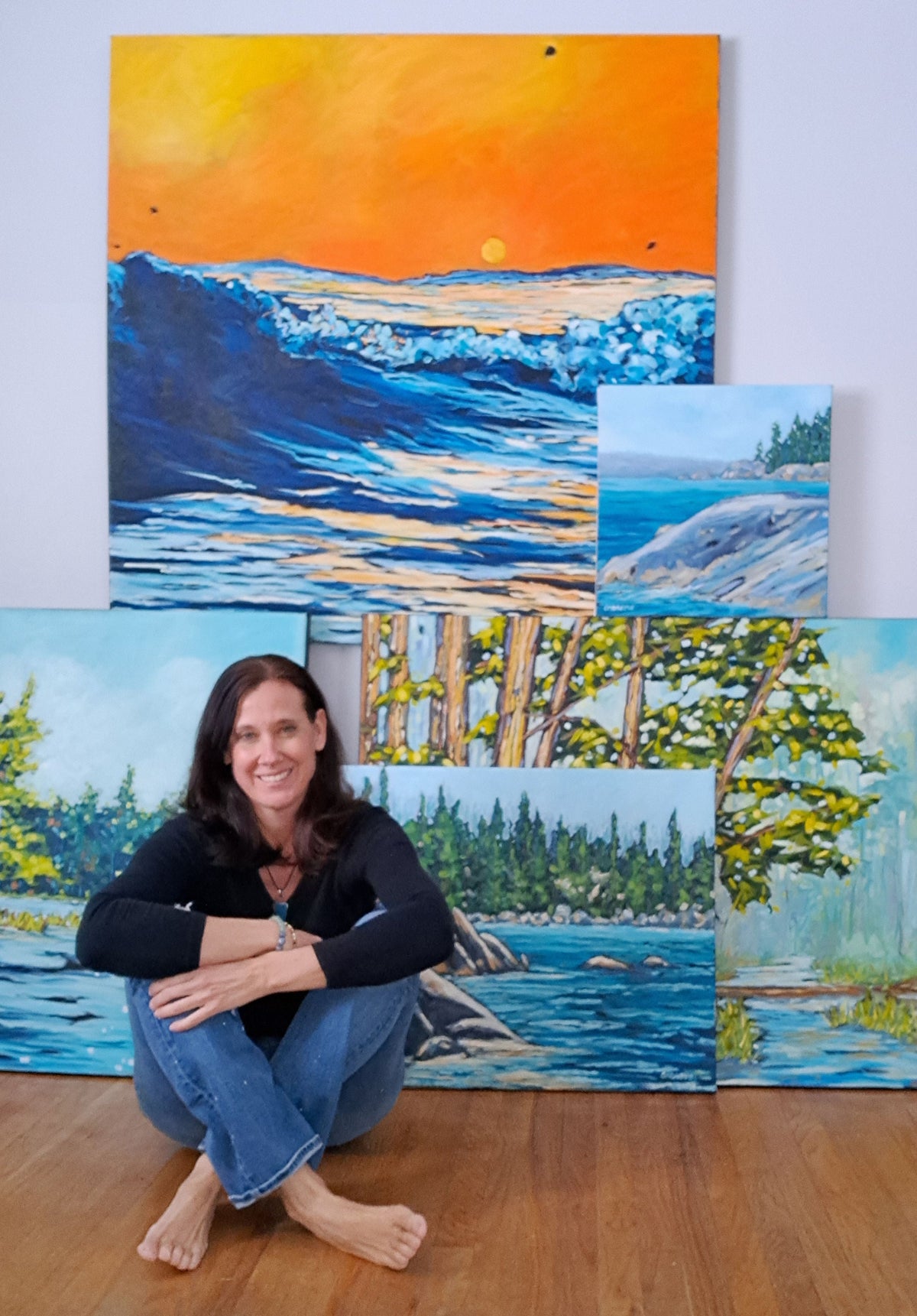 "Views of Stickney Ridge" Giclee Print on Paper or Canvas. Michigan Artist Christi Dreese