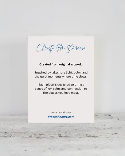 Notecard - Small Point, Mackinac Island