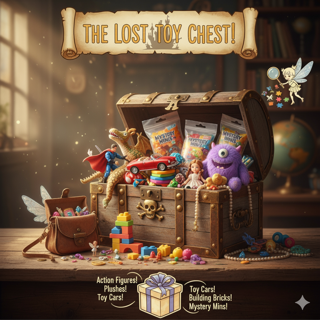 The Lost Toy Chest! ๐งธ A Whimsical Mystery Box of Toys - Pick Your Age Range!!