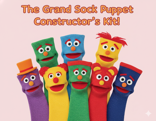 The Grand Sock Puppet Constructor's Kit! ๐ญ A Mystery Box of Raw Materials & Creative Potential!