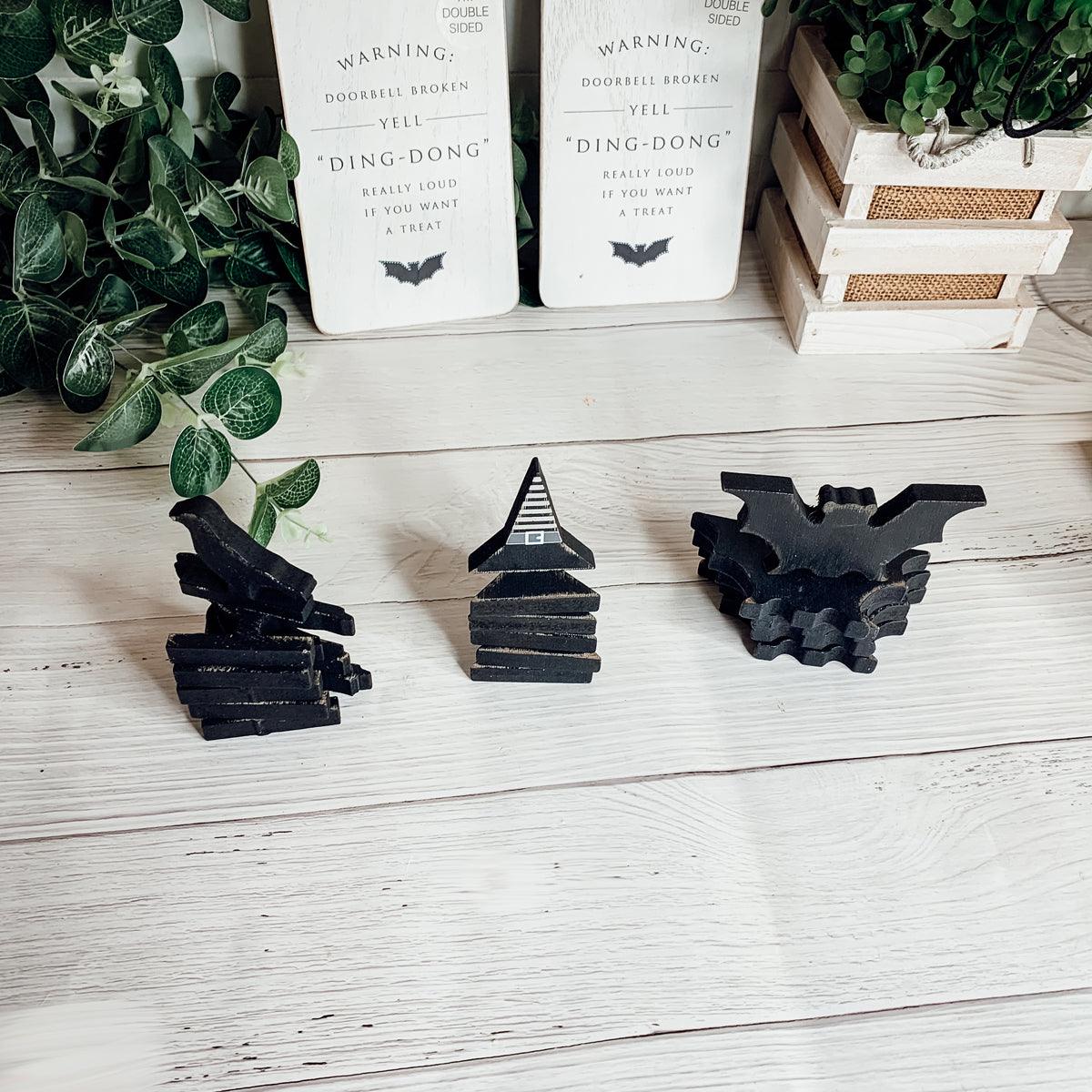 Halloween Wood 6pk