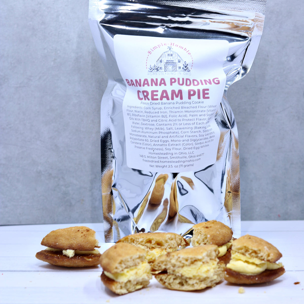 Freeze Dried Banana Pudding Bites | Crunchy Banana Dessert Snack