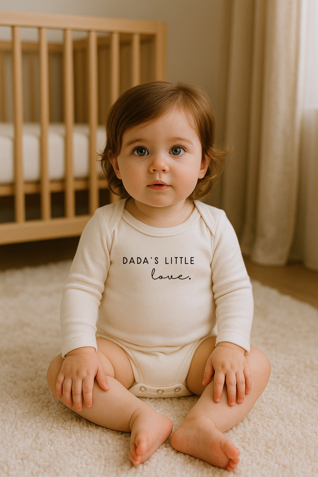 Dada's Little Love Organic Bodysuit Long Sleeve