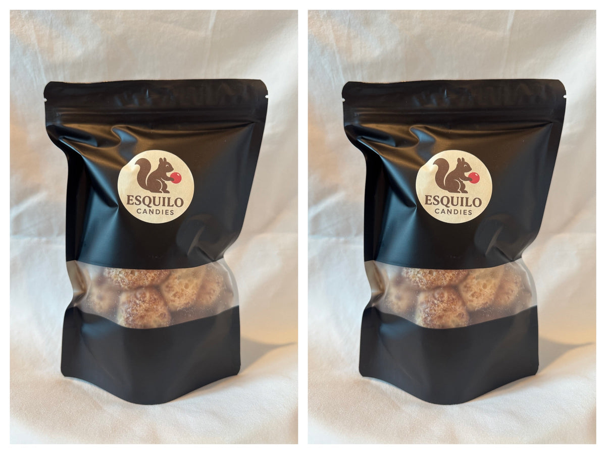 Freeze-Dried Chocolate Caramel Puffs