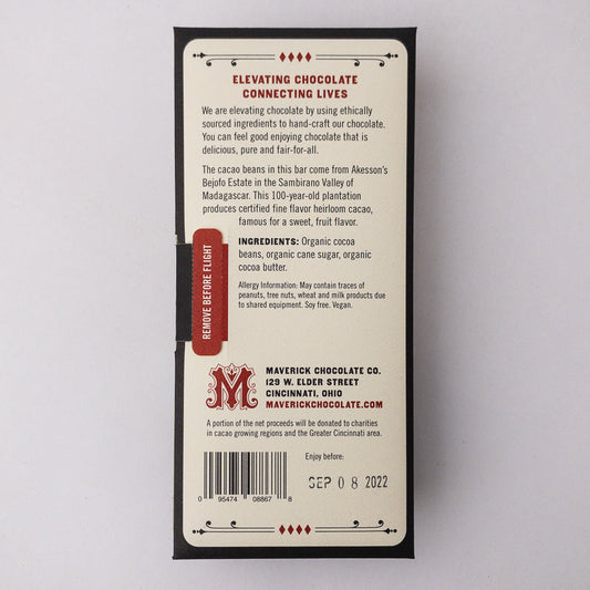 65% Madagascar Dark Chocolate