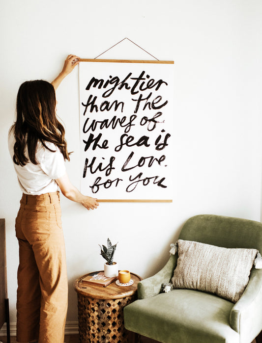 Poster: Mightier Than The Waves Of...