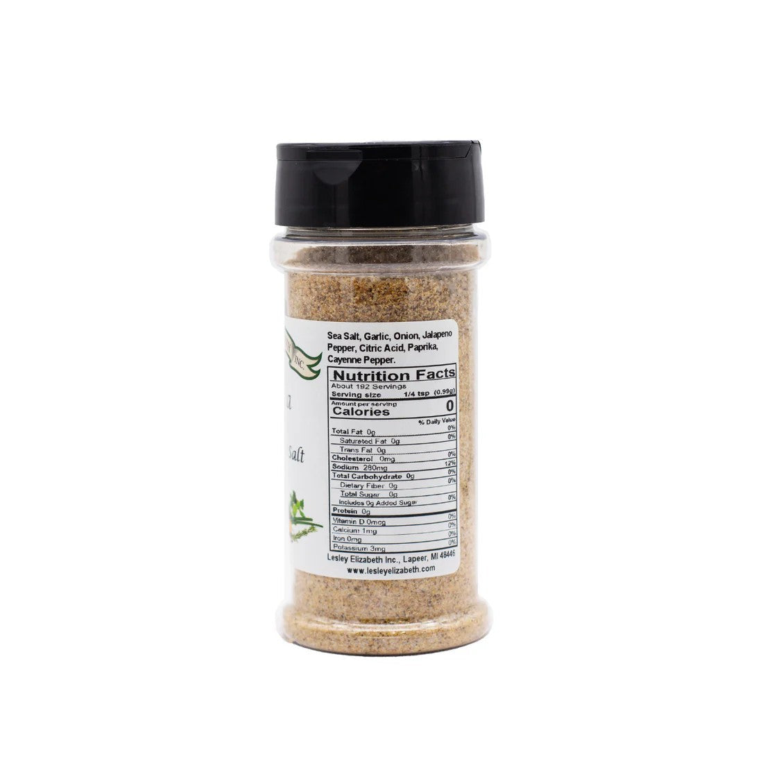 Lesley Elizabeth Sriracha Seasoned Sea Salt, PET (250mL)