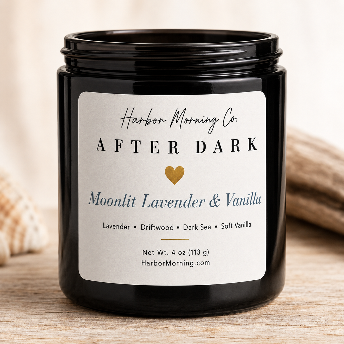 Moonlit Lavender & Vanilla | 8 oz Soy Candle