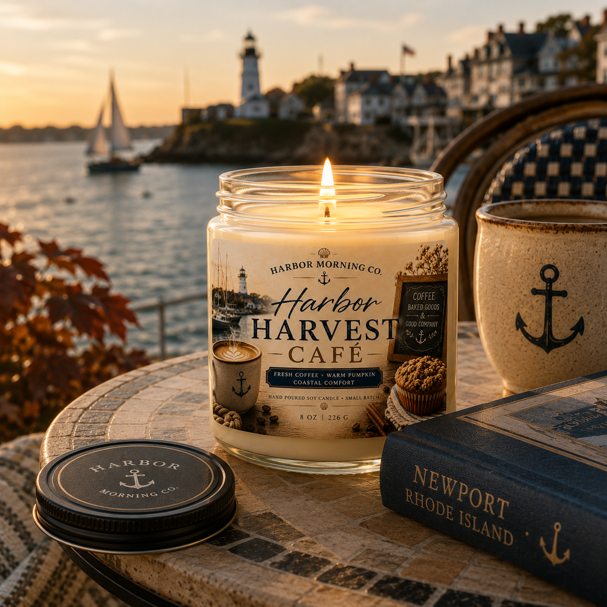 Harbor Harvest Cafe | 8 oz Soy Candle
