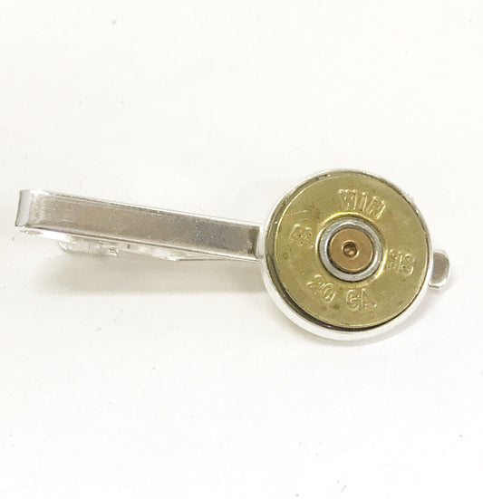 Shotgun Shell Tie Clip, 20 Gauge Tie Clip, Shooting Sports Jewelry, Shotgun Shell Jewelry, Shotgun Shell Gifts, Tie Clip Gift For Him