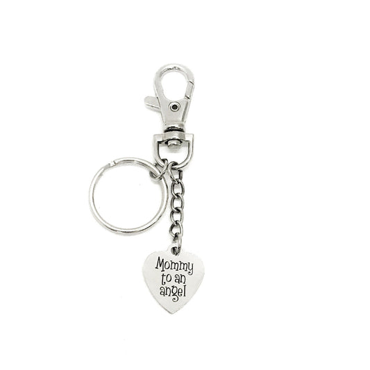 Miscarriage Gift, Mommy To An Angel Keychain, Pregnancy Loss Gift, Remembering My Baby, Infant Loss, Child Loss, Child Memorial, Sympathy