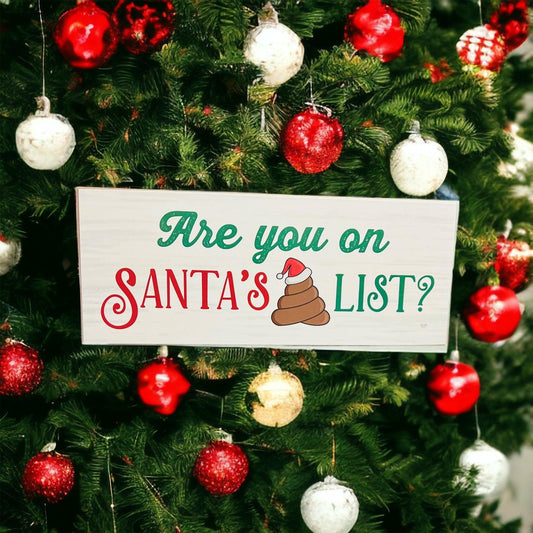 Santa's ๐ฉ List Sign