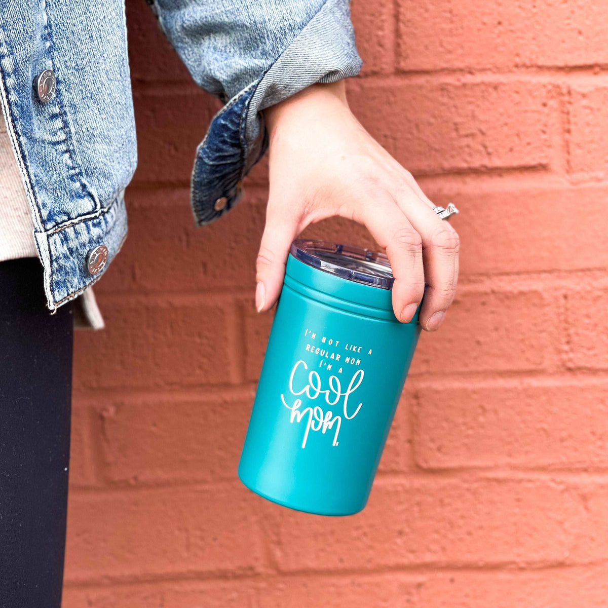 I’m Not Like a Regular Mom Travel Mug – 2-in-1 Koozie
