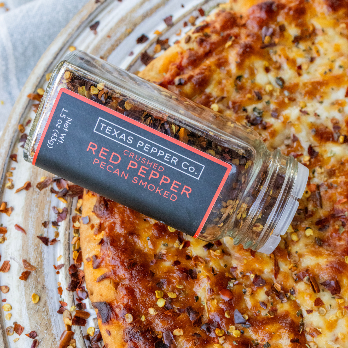 Crushed Red Pepper - Pecan Smoked