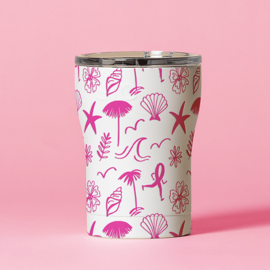 12 oz. Tumbler | SIC X DONNA Run with a Purpose - Matte White