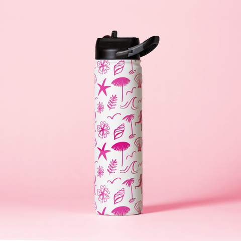 27 oz. Sport Bottle | SIC X DONNA Run with a Purpose - Matte White