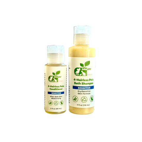 4-HAIRLESS PETS SENSITIVE SHAMPOO & CONDITIONER
