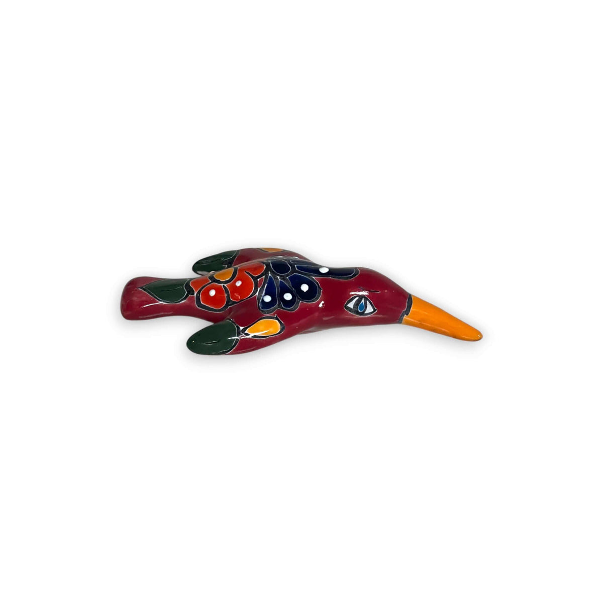 Talavera Hummingbird Wall Art | Mexican Hand-Painted Bird Decor
