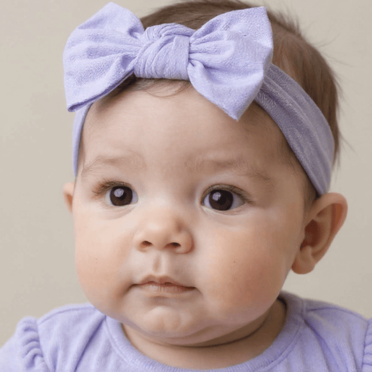Violets Are Violet Knotted Bow