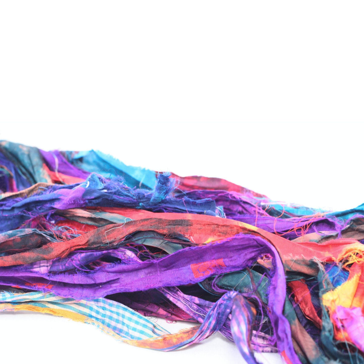 Tie Dyed Gems: Small Batch Sari Ribbon