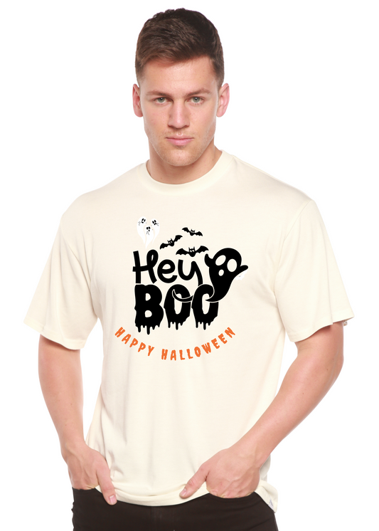 Hey Boo Men's Bamboo Viscose/Organic Cotton Short Sleeve Graphic T-Shirt