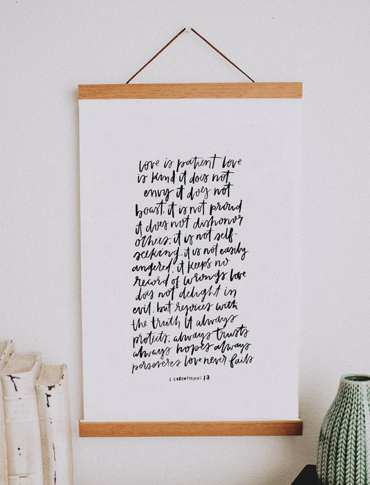 11x17 Love is patient