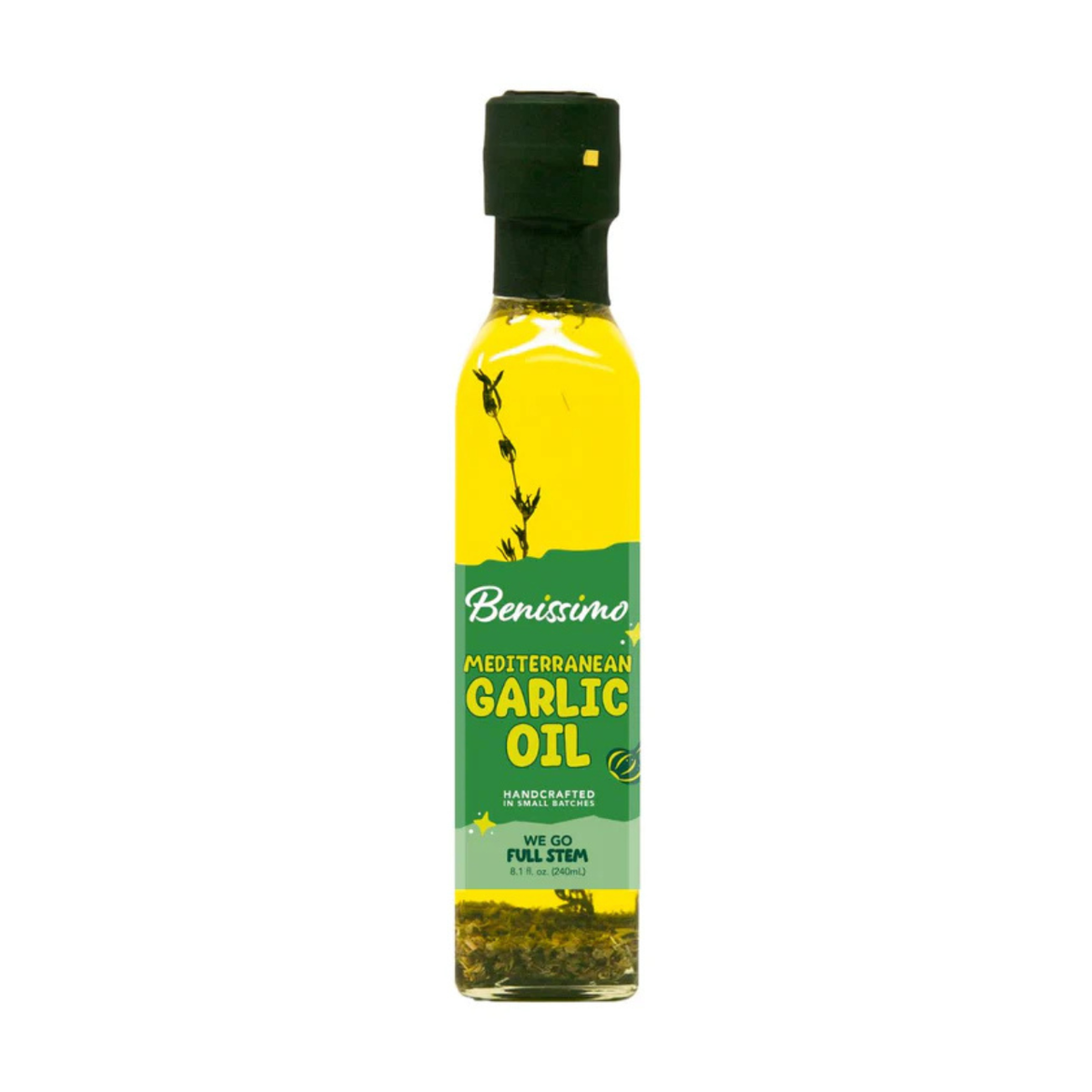 Benissimo Mediterranean Garlic Oil, Marasca (240mL)