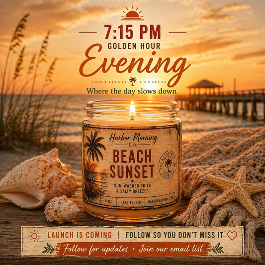 Beach Sunset | 8 oz Soy Candle