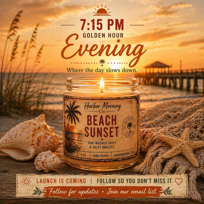 Beach Sunset | 8 oz Soy Candle