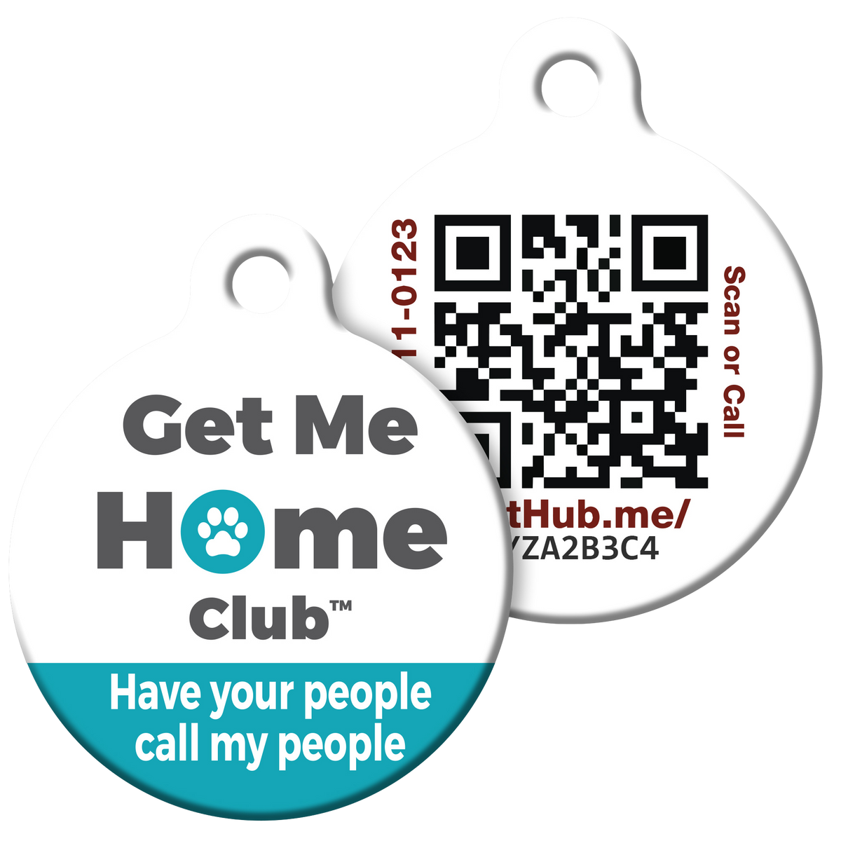 PetHub QR Pet ID Tag – Original Get Me Home Club
