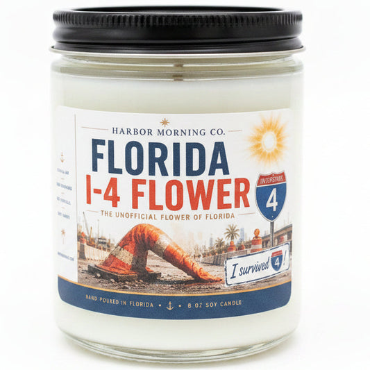Florida I-4 Flower | 8 oz Soy Candle