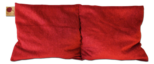 Double Square Pillow in Plush Red Ultra-Suede