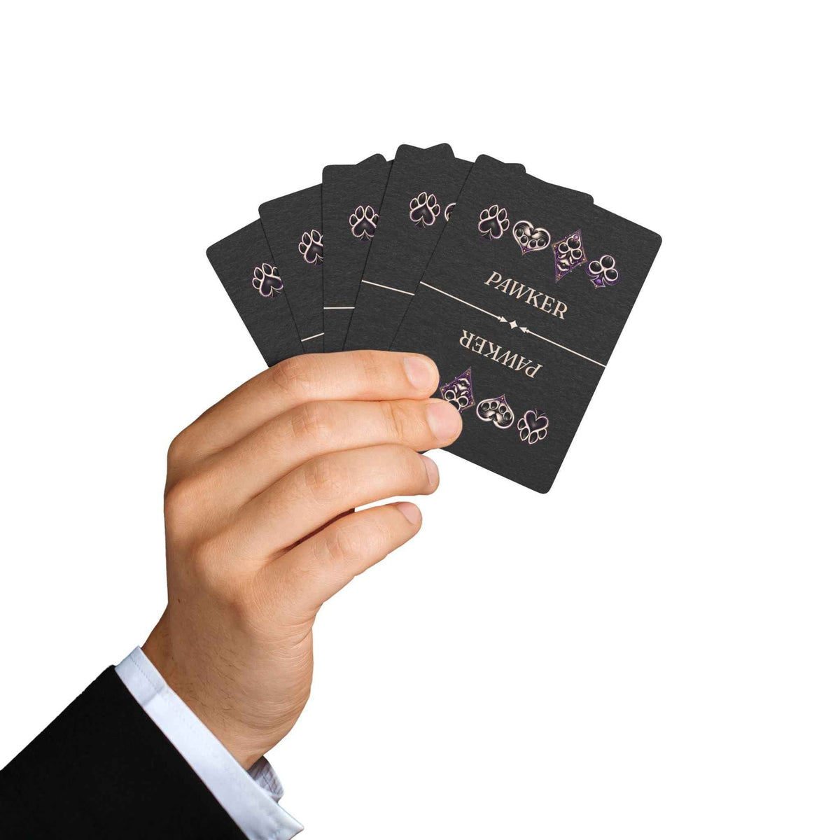 PAWKER Cat Poker Playing Cards – Cat Suit Card Deck