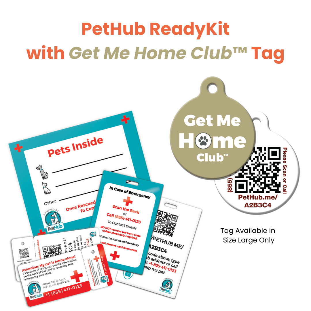 PetHub QR Pet ID Comprehensive ReadyKit – Complete Emergency Kit