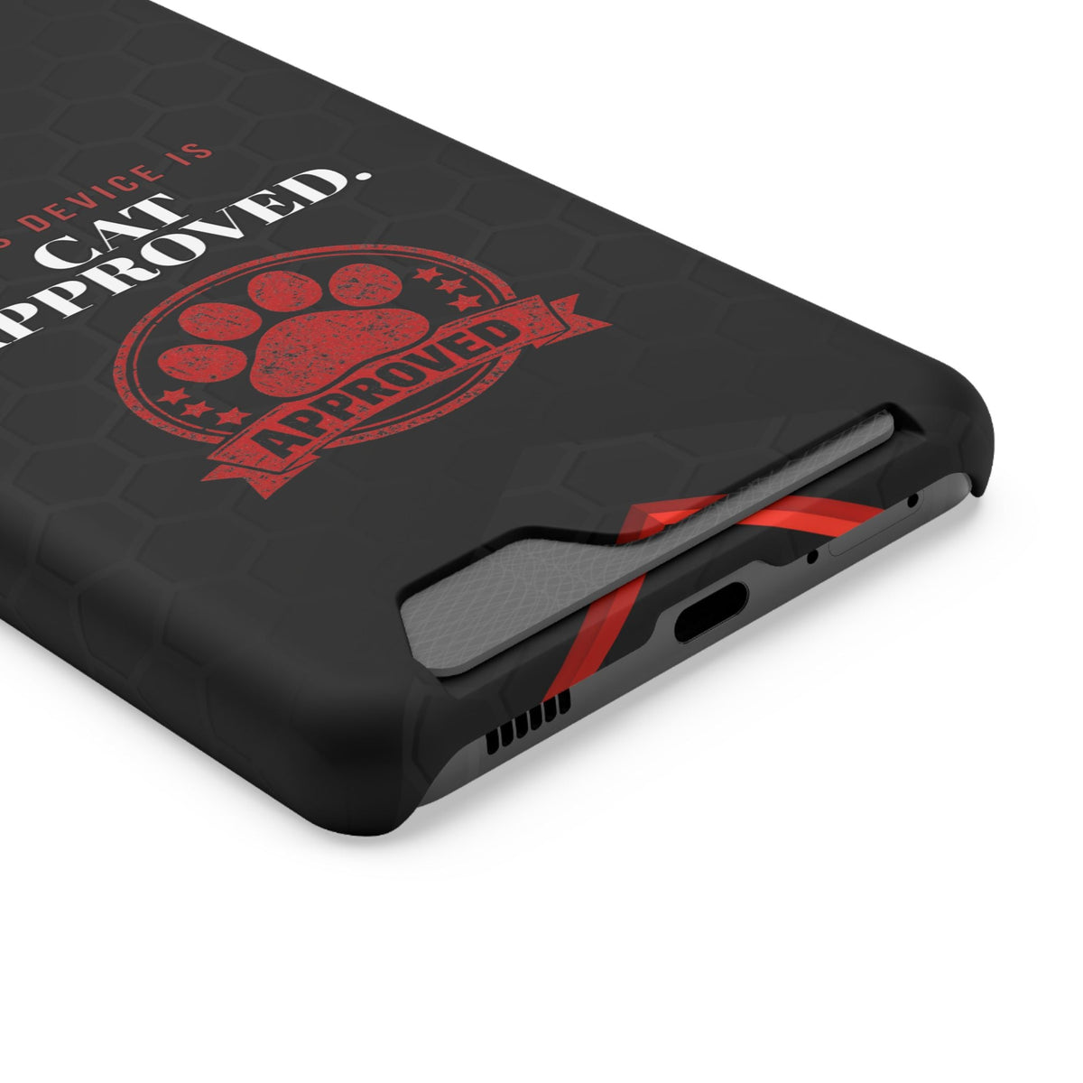 Cat Approved iPhone Case — Official Stamp Edition