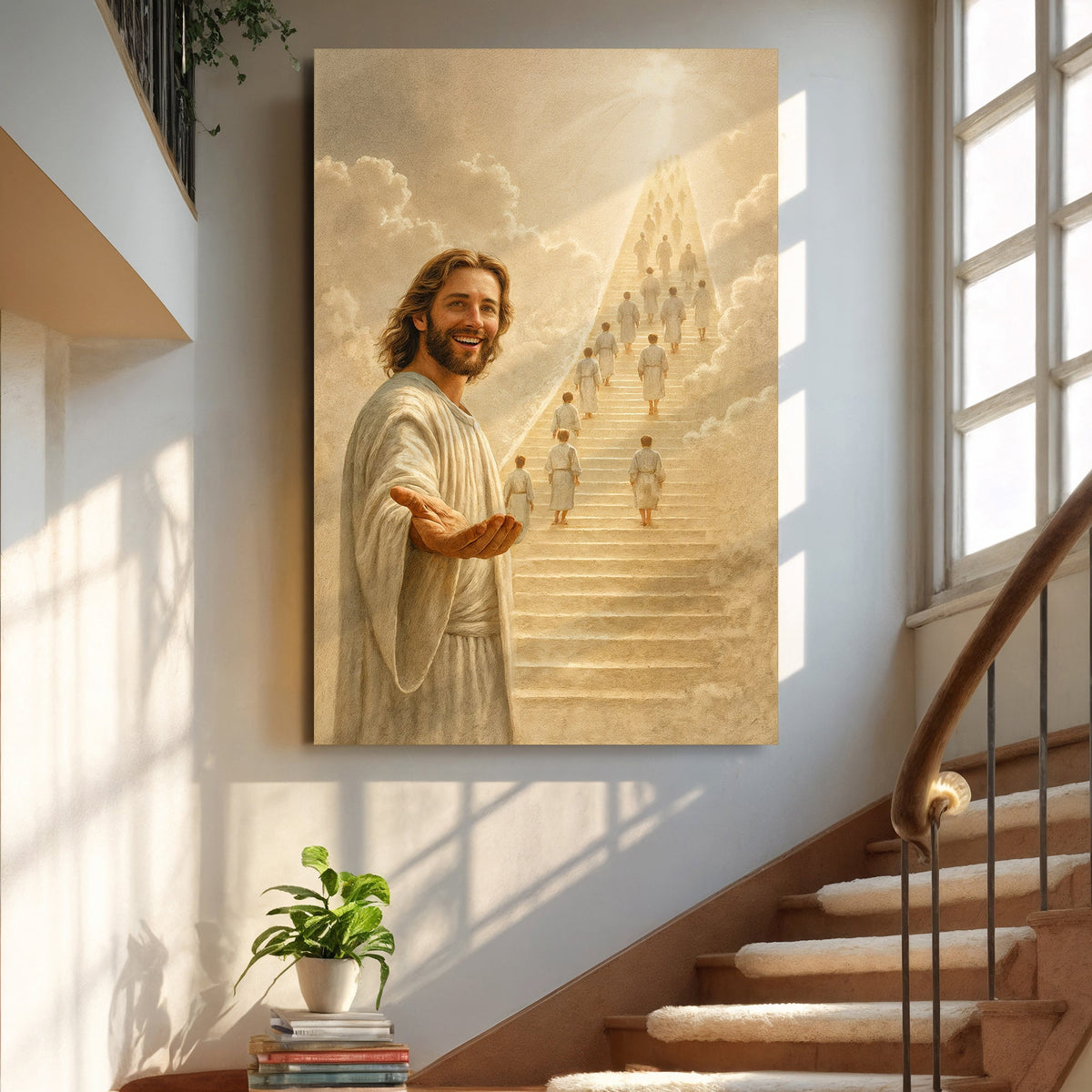 Stairway To Heaven Faith Wall Art