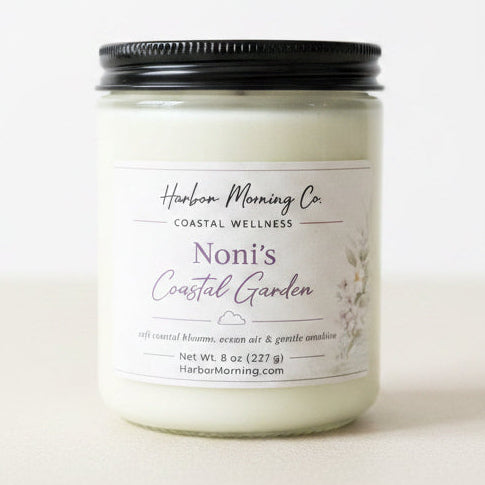 Noni's Coastal Garden | 8 oz Soy Candle