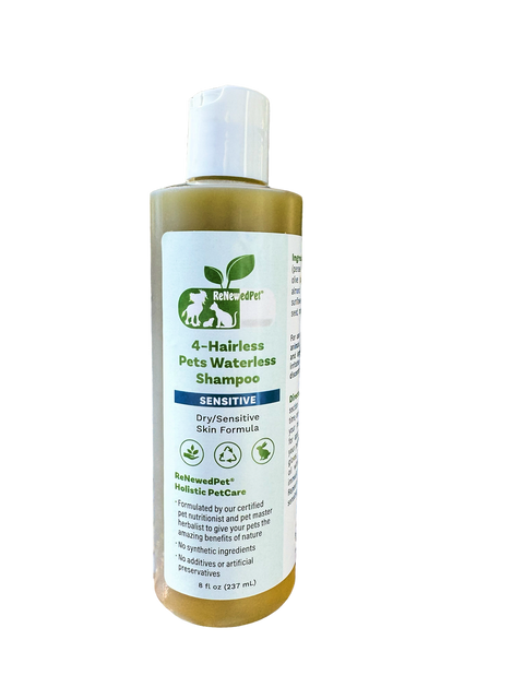 4-HAIRLESS PETS SENSITIVE WATERLESS SHAMPOO