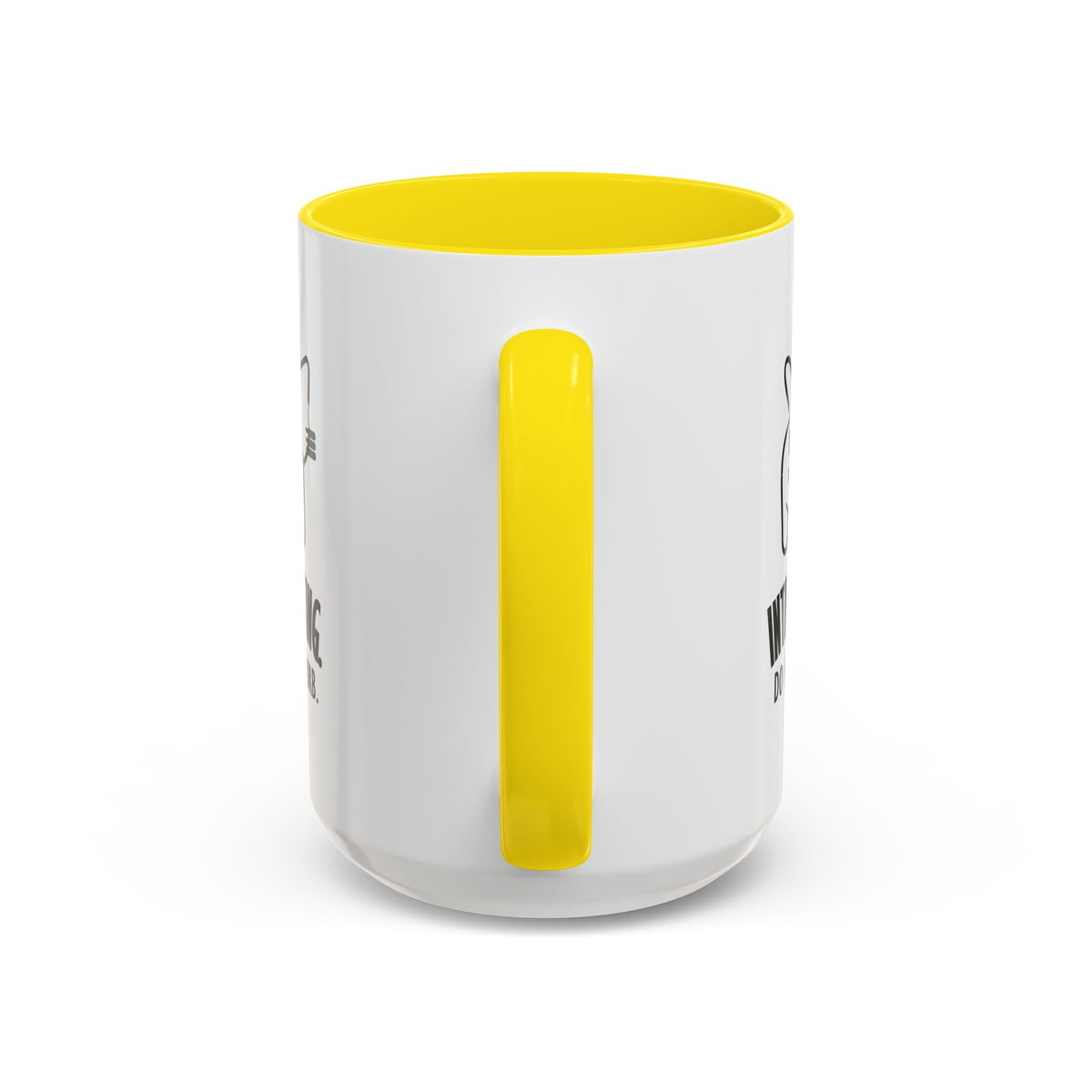 Introverting. Do Not Disturb. Two-Tone Cat Coffee Mug (11oz & 15oz)