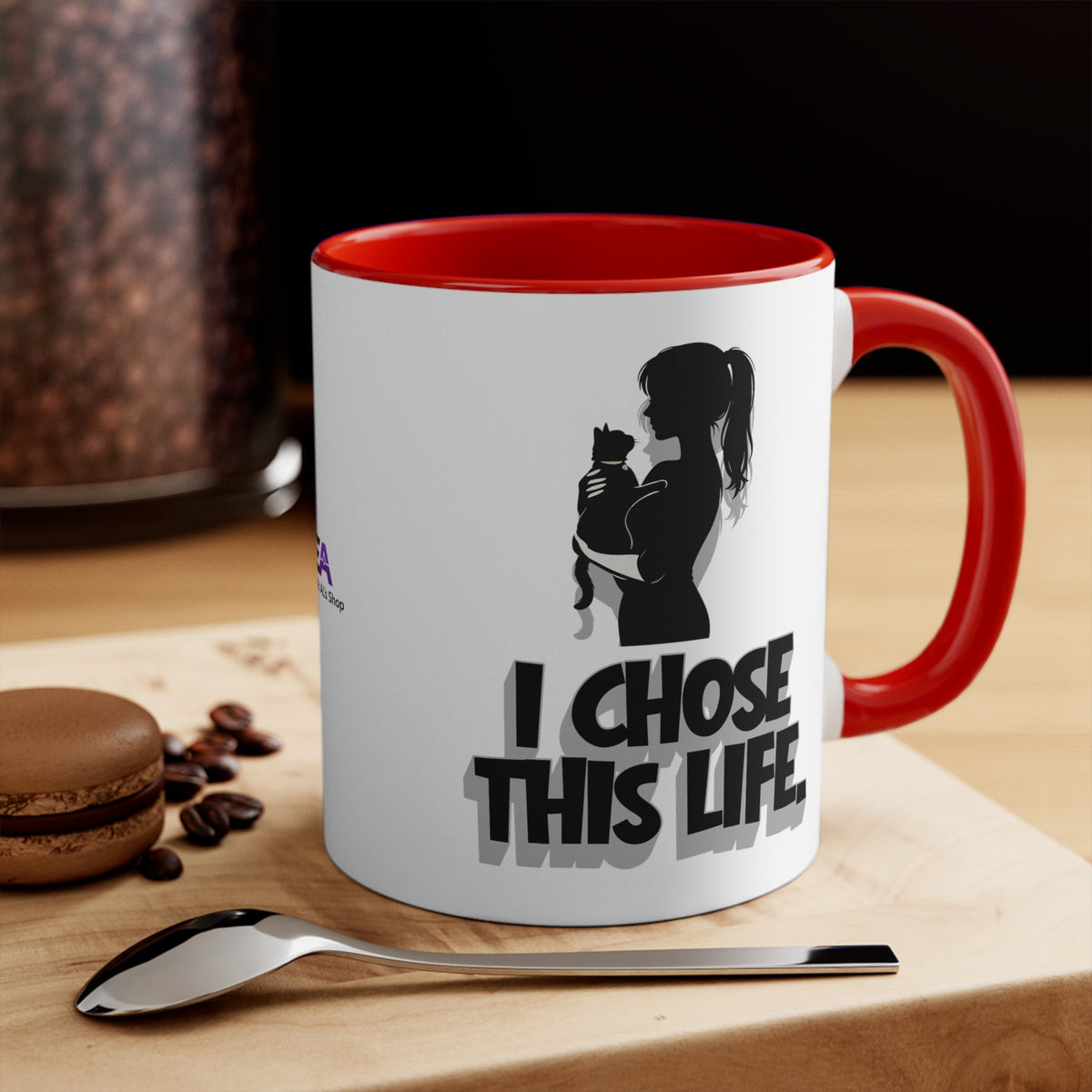 I Chose This Life Cat Lady Mug | Sassy Cat Lover Coffee Cup