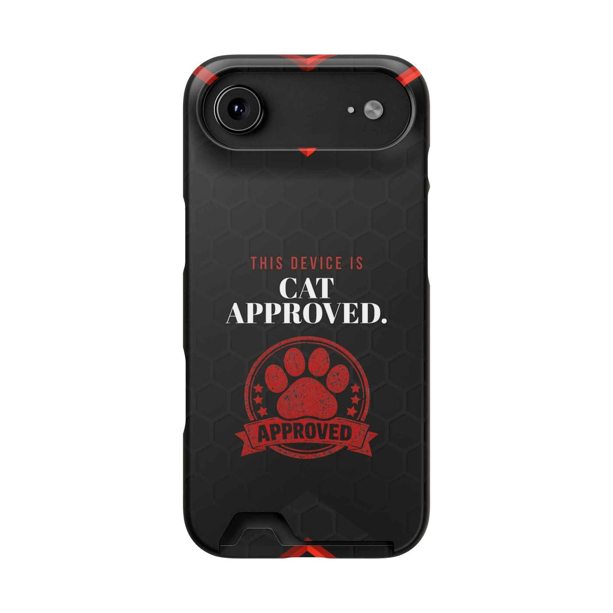 Cat Approved iPhone Case — Official Stamp Edition