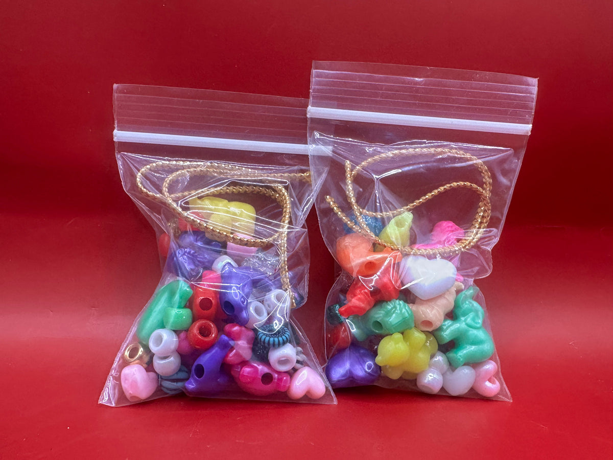 DIY Friendship Bracelet Kit – 1 oz Assorted Beads & String