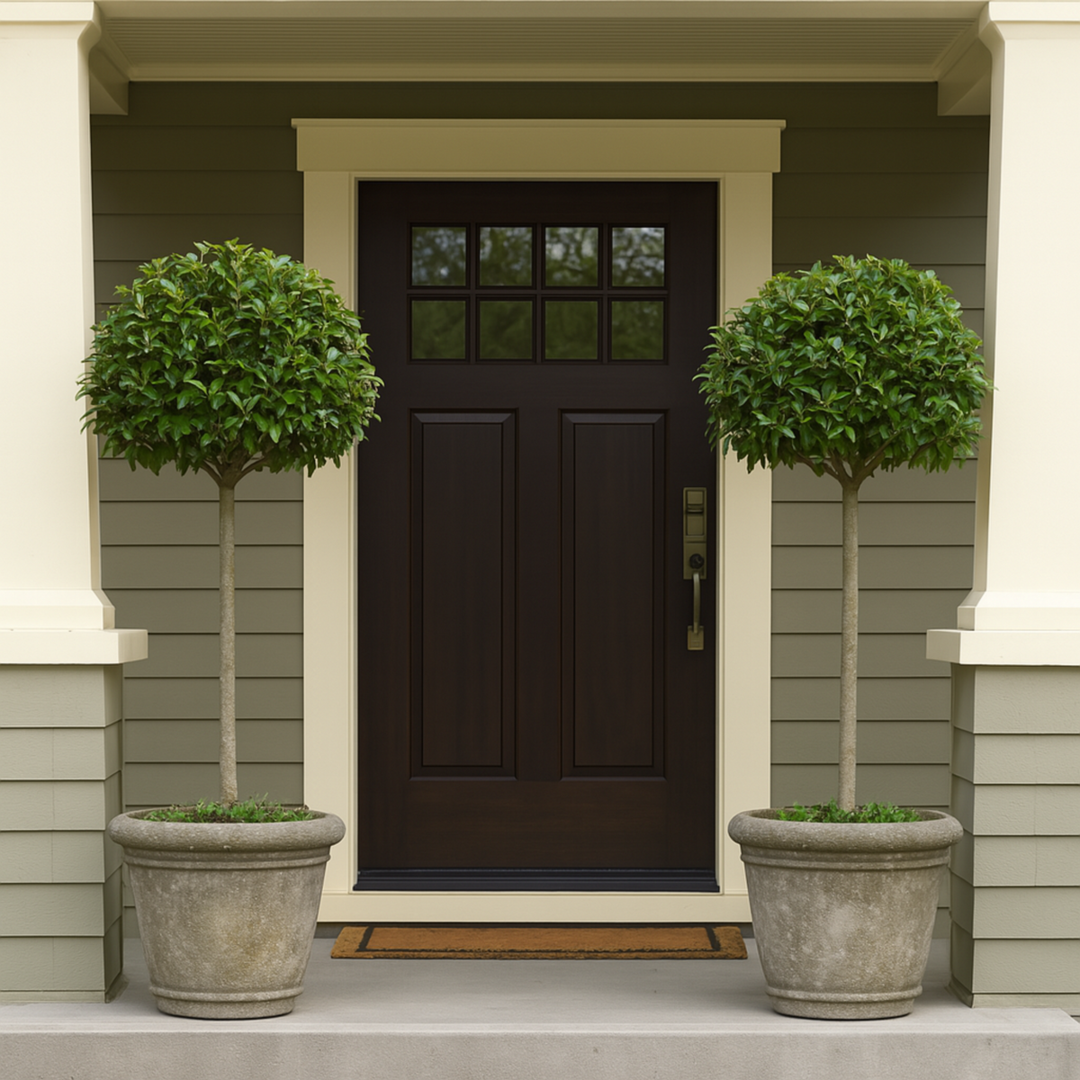 English Laurel Topiary (Single Ball)
