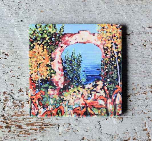 Coaster/ Trivet/ Magnet: Mackinac Island Arch Rock