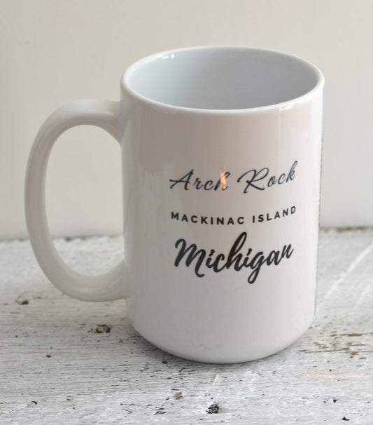 Drinkware - Arch Rock Mackinac Island.