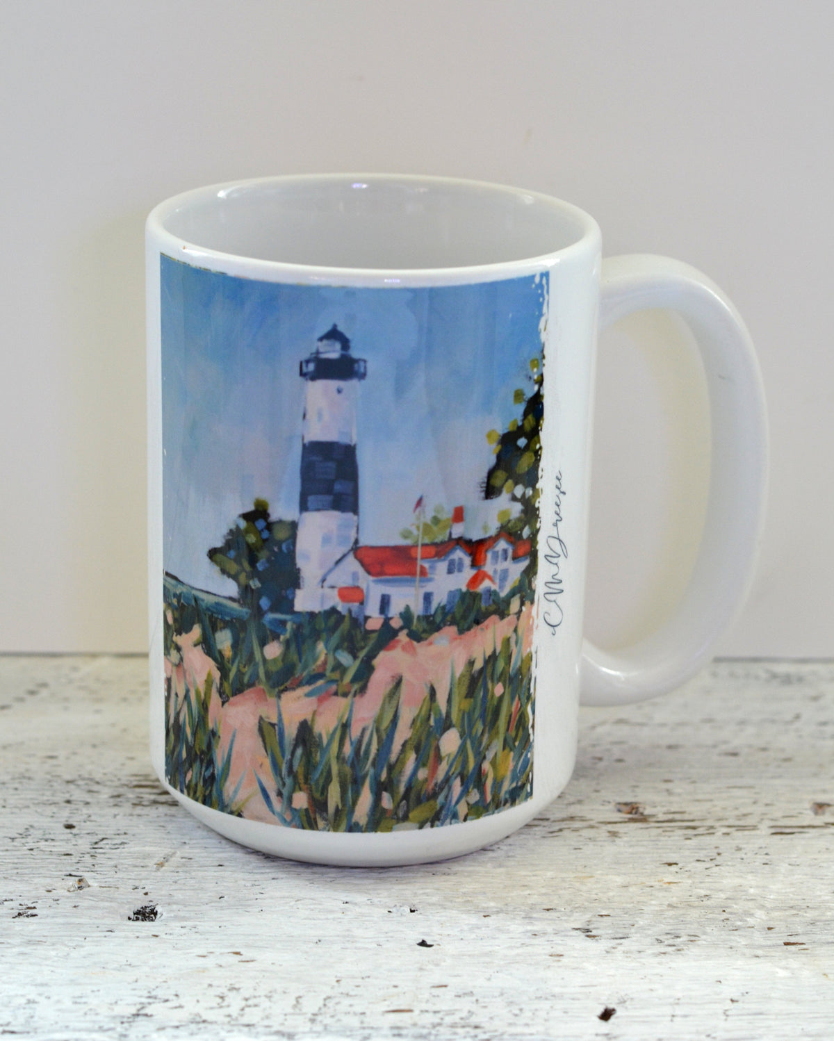 Drinkware - Big Sable Point Lighthouse Ludington Michigan.