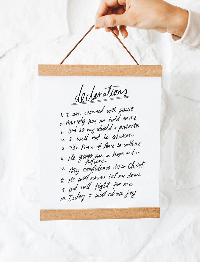 8x10 Declarations