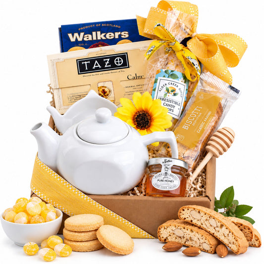 A Sip of Comfort Tea Time Gift Basket