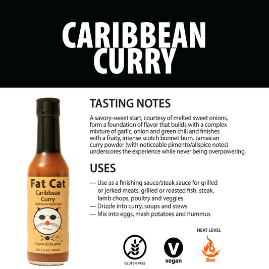 Caribbean Curry Scotch Bonnet Pepper Hot Sauce